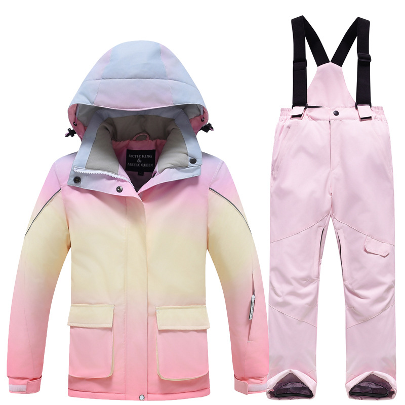 Outdoor Sport Waterproof Pants - Giacca invernale con cappuccio Pantaloni Tute