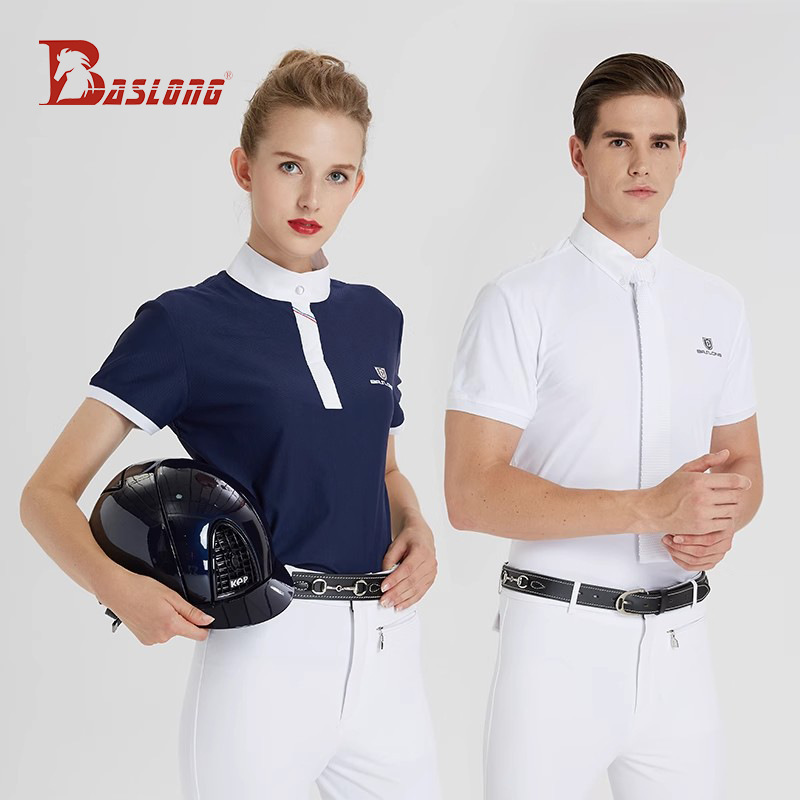 Polo Shirt Equestrian - Polo da Equitazione Professionale a Maniche