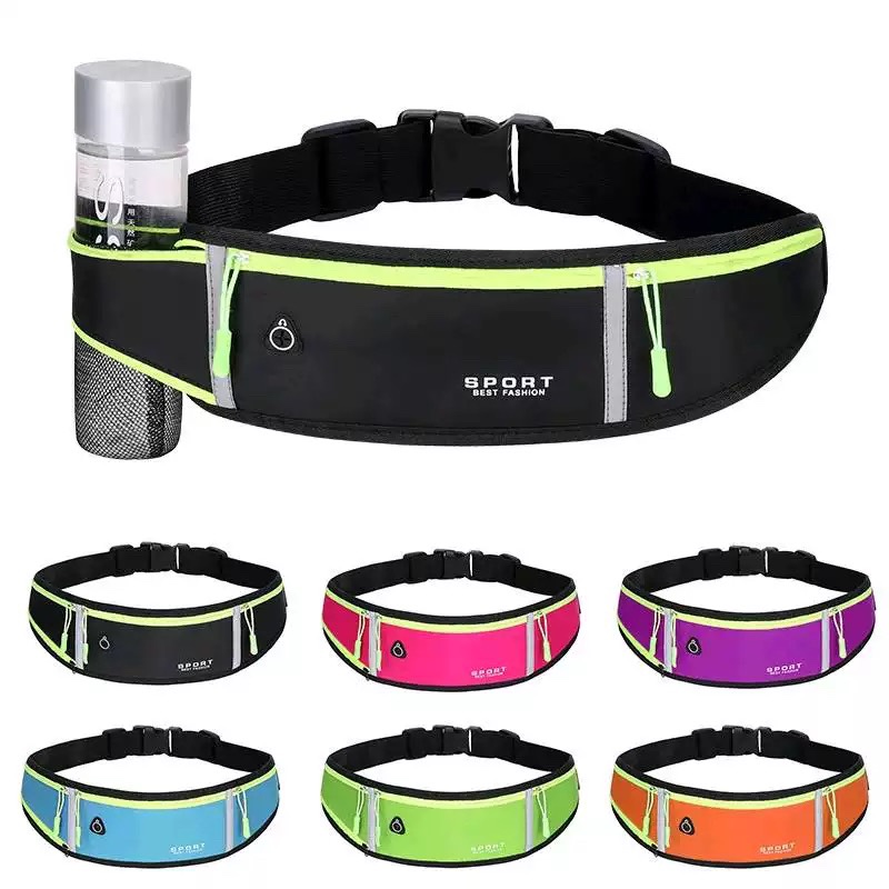 Outdoor Sport Bag - Marsupio Sportivo Riflettente Impermeabile con Jack