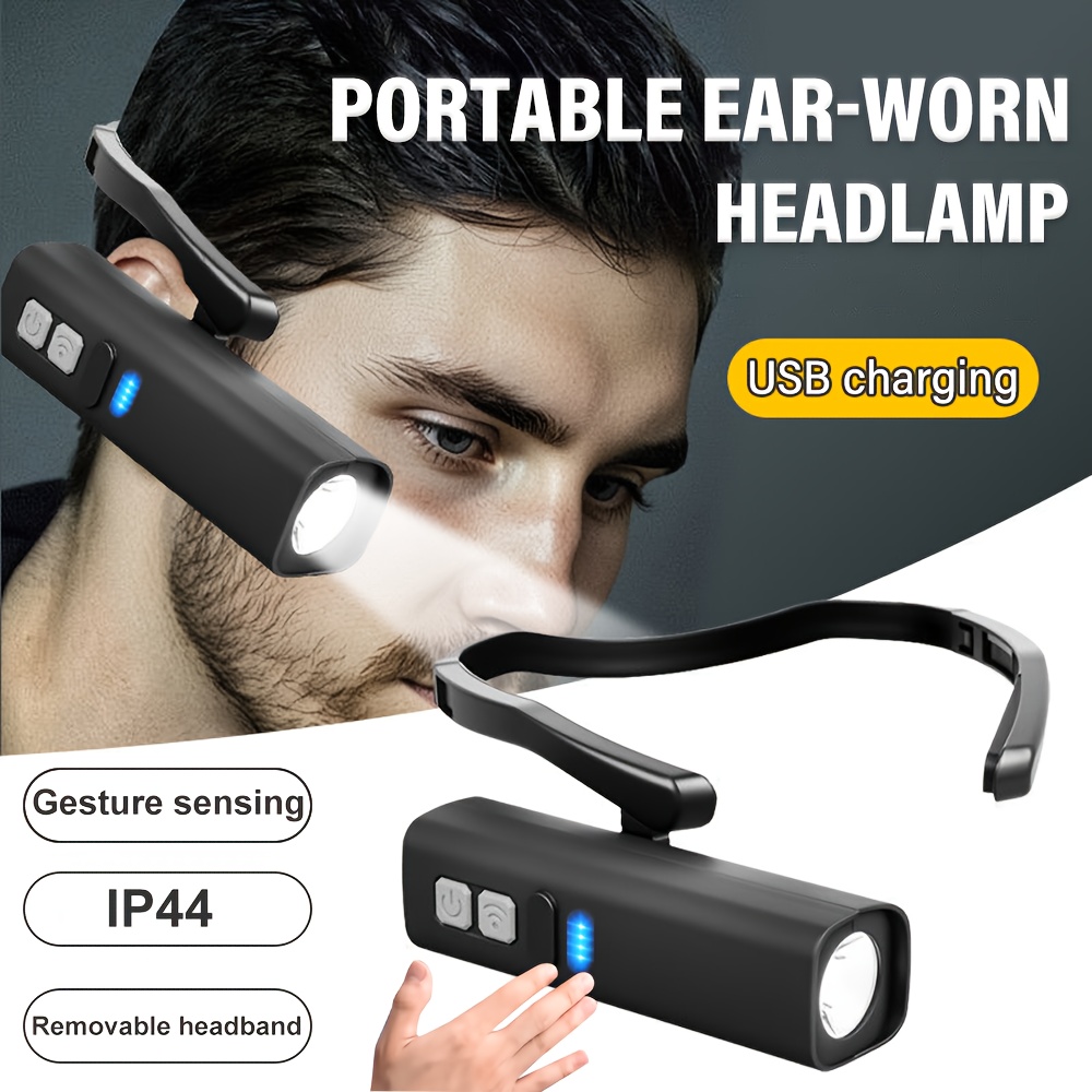 Outdoor Sports Accessories - Lampada frontale con clip per orecchio