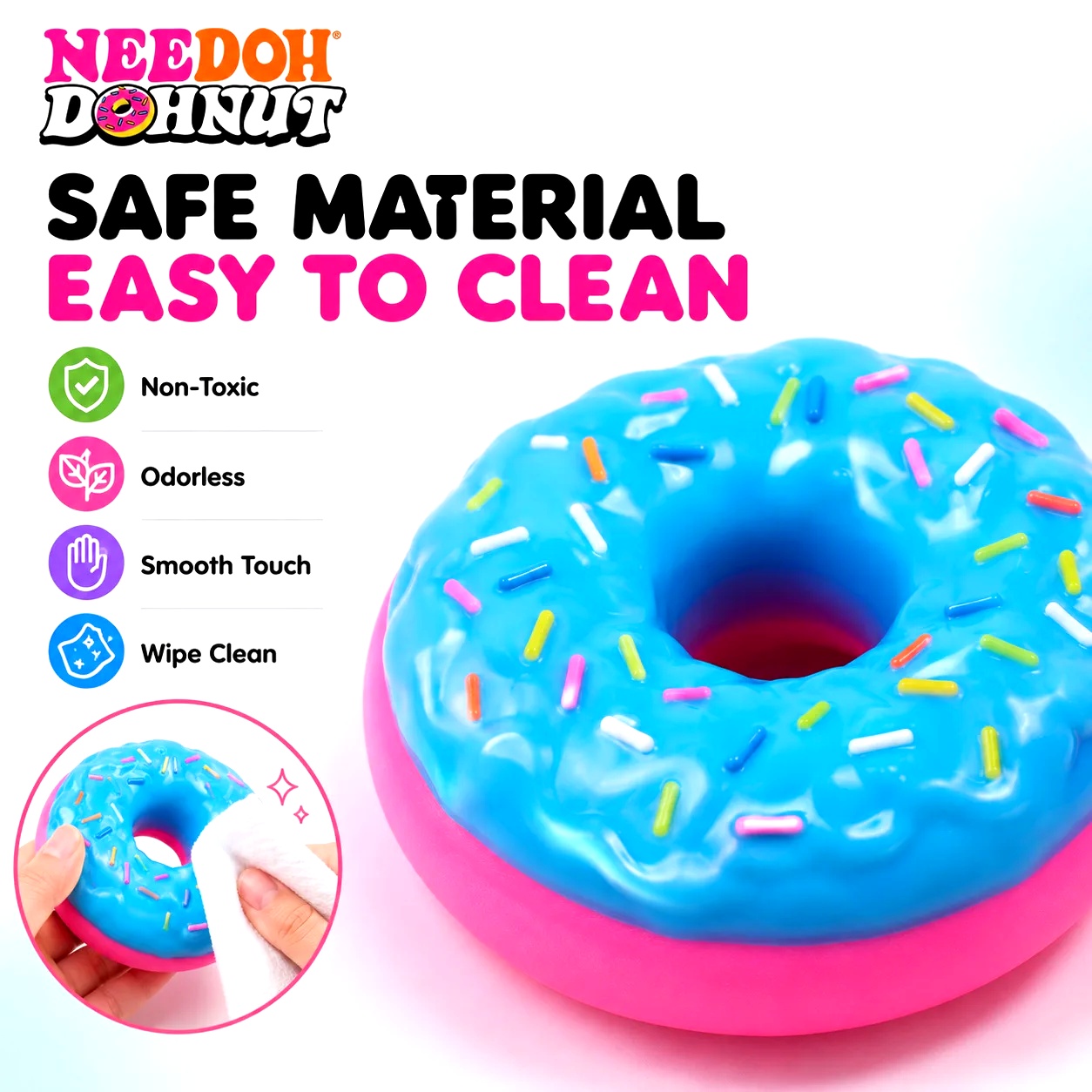 NUOVO NeeDoh Donut Pinch Music - Outdoor Sports Accessories recensione e prezzo