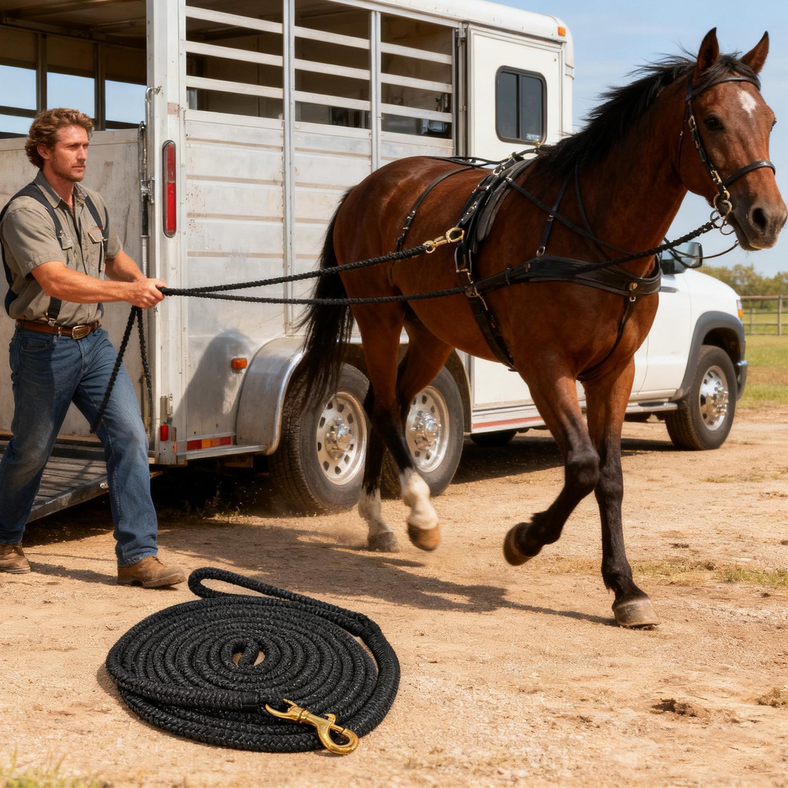 Corda da Lunge per Cavalli ad  - Lunge Line Horse recensione e prezzo